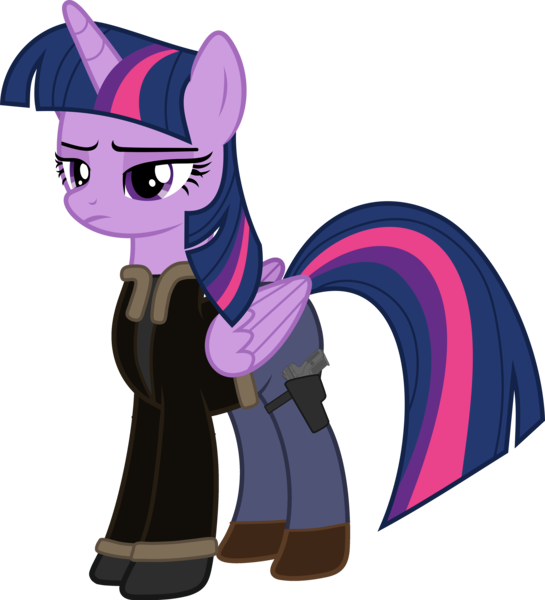 Size: 4127x4544 | Tagged: safe, artist:edy_january, artist:starryshineviolet, derpibooru import, edit, vector edit, twilight sparkle, twilight sparkle (alicorn), alicorn, pony, base used, boots, clothes, cosplay, costume, crossover, five sevent, fn 57, free to use, gloves, gun, handgun, image, jacket, leon s. kennedy, long pants, outfit, parody, pistol, png, resident evil, resident evil 4, resident evil 4 remake, shoes, simple background, transparent background, vector, vector used, weapon