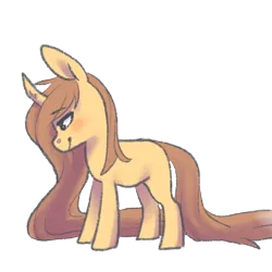 Size: 1280x1280 | Tagged: safe, artist:sinclair2013, derpibooru import, oc, unofficial characters only, pony, unicorn, blushing, female, image, mare, png, simple background, solo, transparent background