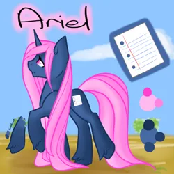Size: 1280x1280 | Tagged: safe, artist:sinclair2013, derpibooru import, oc, oc:ariel, unofficial characters only, pony, unicorn, female, image, mare, png, solo