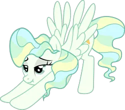 Size: 6000x5282 | Tagged: safe, derpibooru import, vapor trail, pegasus, pony, female, image, iwtcird, mare, meme, png, simple background, solo, spread wings, transparent background, wings