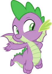 Size: 3000x4298 | Tagged: safe, artist:cloudyglow, derpibooru import, spike, dragon, a matter of principals, image, png, simple background, solo, transparent background, vector, winged spike, wings
