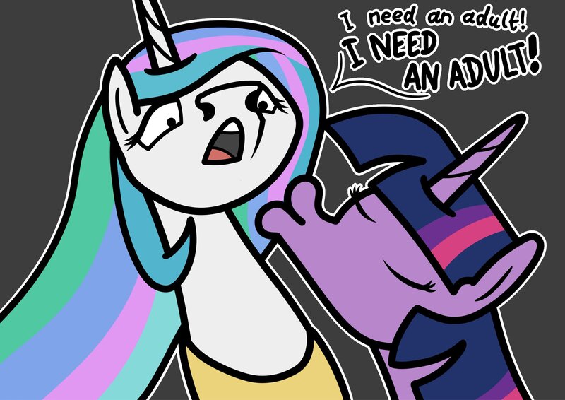 Size: 2048x1448 | Tagged: safe, artist:ewoudcponies, derpibooru import, princess celestia, twilight sparkle, twilight sparkle (alicorn), alicorn, pony, duo, female, gray background, i need an adult, image, jpeg, lesbian, shipping, simple background, twilestia