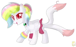 Size: 1586x976 | Tagged: safe, artist:angellightyt, derpibooru import, oc, unofficial characters only, pegasus, pony, base used, butt tail, ear piercing, female, image, mare, multicolored hair, multiple tails, pegasus oc, piercing, png, rainbow hair, simple background, smiling, solo, tail, transparent background, wings