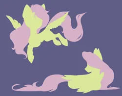Size: 6100x4800 | Tagged: safe, artist:jsunlight, derpibooru import, fluttershy, pegasus, pony, absurd resolution, female, folded wings, head turned, image, mare, png, silhouette, simple background, solo, spread wings, wings