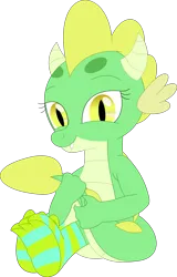 Size: 2286x3580 | Tagged: safe, artist:ponygamer2020, artist:porygon2z, derpibooru import, edit, oc, oc:jade, unofficial characters only, dragon, clothes, cute, female, image, looking at you, png, prehensile tail, simple background, smiling, smiling at you, sock fetish, socks, striped socks, tail, tail hold, transparent background, vector