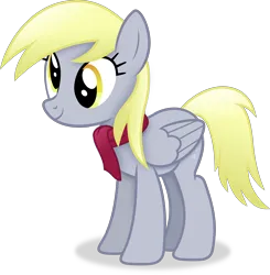 Size: 3342x3414 | Tagged: safe, artist:anime-equestria, derpibooru import, derpy hooves, pegasus, pony, clothes, female, image, mare, png, scarf, simple background, smiling, solo, transparent background, vector, wings