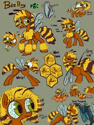 Size: 3000x4000 | Tagged: safe, artist:ja0822ck, derpibooru import, queen chrysalis, oc, ponified, bee, bug pony, insect, pony, flower, food, honey, image, png, pollen, world bug pony council