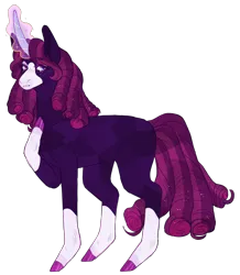 Size: 2639x3032 | Tagged: safe, artist:sleepy-nova, derpibooru import, oc, oc:interstellar quartz, pony, unicorn, female, image, magic, mare, png, simple background, solo, transparent background