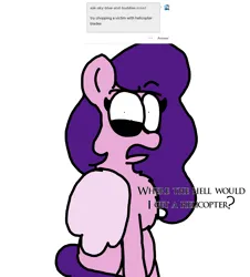 Size: 3023x3351 | Tagged: safe, artist:professorventurer, derpibooru import, pipp petals, pegasus, pony, series:ask pippamena, confused, female, g5, image, mare, pippamena, png, pregnant, primrose petals, vulgar