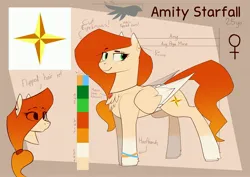 Size: 4096x2895 | Tagged: safe, artist:renderpoint, derpibooru import, oc, oc:amity starfall, unofficial characters only, pegasus, pony, female, image, jpeg, mare, pegasus oc, reference sheet, solo, wings