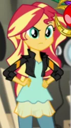 Size: 306x552 | Tagged: safe, derpibooru import, screencap, sunset shimmer, equestria girls, movie magic, spoiler:eqg specials, cropped, image, png, solo