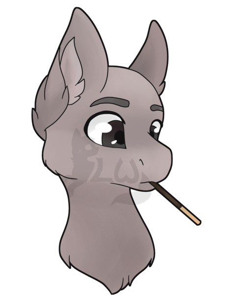 Size: 2300x3000 | Tagged: safe, artist:leafywolf, derpibooru import, oc, unofficial characters only, earth pony, pony, bust, chest fluff, commission, ear fluff, earth pony oc, food, image, mouth hold, png, pocky, simple background, transparent background, your character here