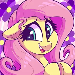 Size: 3000x3000 | Tagged: safe, artist:graphene, derpibooru import, fluttershy, avatar, cute, image, png, profile picture, solo