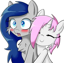 Size: 443x437 | Tagged: safe, artist:fajnyziomal, derpibooru import, oc, unofficial characters only, pony, unicorn, blushing, female, image, mare, png, simple background, transparent background