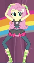 Size: 238x433 | Tagged: safe, derpibooru import, screencap, fluttershy, dance magic, equestria girls, spoiler:eqg specials, cropped, image, png, solo