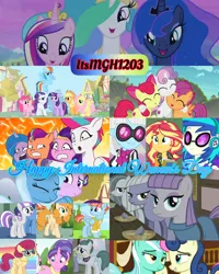 Size: 1920x2400 | Tagged: safe, derpibooru import, edit, edited screencap, editor:itsmgh1203, screencap, apple bloom, applejack, bon bon, cloudy quartz, cookie crumbles, fluttershy, izzy moonbow, limestone pie, lyra heartstrings, marble pie, maud pie, night light, pear butter, photo finish, pinkie pie, pipp petals, posey shy, princess cadance, princess celestia, princess luna, rainbow dash, rarity, scootaloo, starlight glimmer, sunny starscout, sunset shimmer, sweetie belle, sweetie drops, trixie, twilight sparkle, twilight velvet, vinyl scratch, windy whistles, zipp storm, alicorn, earth pony, pegasus, pony, unicorn, all bottled up, equestria girls, equestria girls series, flutter brutter, forgotten friendship, g5, hearthbreakers, my little pony: tell your tale, parental glideance, season 1, season 4, season 5, season 6, season 7, season 8, slice of life (episode), surf and/or turf, the cutie mark chronicles, the perfect pear, twilight's kingdom, spoiler:g5, spoiler:my little pony: tell your tale, spoiler:s08, spoiler:tyts01e46, :o, ^^, adorabloom, applejack's hat, bipedal, book, chalkboard, clothes, cowboy hat, crown, cute, cutealoo, cutie mark crusaders, diasweetes, eyes closed, female, filly, flying, foal, hat, hug, image, jewelry, jpeg, leather, leather vest, lesbian, looking at each other, looking at someone, lyrabon, male, mane six, mare, necklace, night, open mouth, open smile, pie sisters, ponyville town hall, regalia, royal sisters (g5), shipping, siblings, sisters, smiling, smiling at each other, sparky's sick, spread wings, stallion, sweat, sweatdrop, text, unicorn twilight, vest, wings, women's day, yearbook