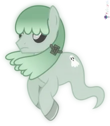 Size: 4000x4564 | Tagged: safe, artist:melisareb, derpibooru import, part of a set, ponified, ghost, ghost pony, pony, undead, .svg available, absurd resolution, alphabet lore, clothes, crossover, floating, glow, glowing eyes, h, image, male, png, shoes, simple background, solo, species swap, transparent background, vector, wind, windswept mane