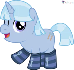Size: 4256x4000 | Tagged: safe, artist:melisareb, derpibooru import, part of a set, ponified, pony, unicorn, .svg available, absurd resolution, alphabet lore, clothes, crossover, happy, i, image, looking at you, male, one eye closed, open mouth, png, raised hoof, simple background, socks, solo, species swap, stallion, striped socks, transparent background, vector, wink, winking at you
