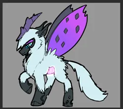 Size: 570x504 | Tagged: safe, artist:brainiac, derpibooru import, oc, oc:lavos, unofficial characters only, changeling, alternate hairstyle, brainiacs sketchbook (set), image, png, pokemon inspired, pokémon, sketch, slither wing, solo