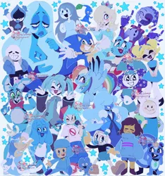 Size: 1916x2048 | Tagged: safe, artist:honwowo, derpibooru import, rainbow dash, anthro, ghost, human, pegasus, pikmin, robot, squirrel, undead, adventure time, animatronic, anime, battle for dream island, blue, blue diamond (steven universe), bonnie (fnaf), bowtie, boyfriend (friday night funkin), bubbles (powerpuff girls), cartoon network, clothes, cookie run, crown, cuphead, cuphead (character), cute, deltarune, dress, finn the human, five nights at freddy's, four (battle for dream island), friday night funkin', frisk, gem, gumball watterson, happy tree friends, hatsune miku, image, jelly jamm, jenny wakeman, jewelry, jpeg, lancer (deltarune), mina (jelly jamm), moondrop, mugman, my life as a teenage robot, nickelodeon, nintendo, petunia (happy tree friends), pikmin (series), pocoyo, princess rosalina, regalia, sans (undertale), sapphire (steven universe), sea fairy cookie, sega, sonic the hedgehog, sonic the hedgehog (series), spooky, spooky's jump scare mansion, steven universe, super mario galaxy, the amazing world of gumball, the powerpuff girls, undertale, vocaloid