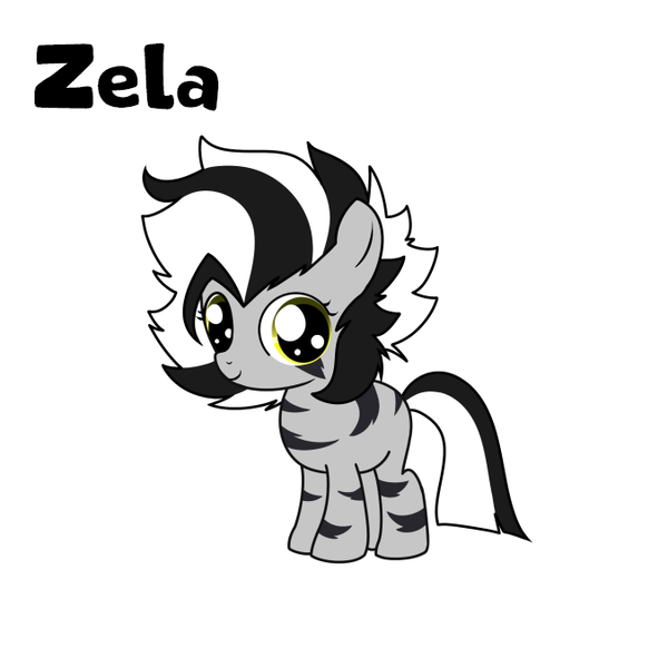 Size: 676x676 | Tagged: safe, artist:cdv, derpibooru import, oc, oc:zela, pony, zebra, derpibooru exclusive, female, filly, foal, image, looking at you, png, reference sheet