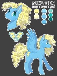Size: 1200x1600 | Tagged: safe, artist:sinclair2013, derpibooru import, oc, oc:static, unofficial characters only, pegasus, pony, female, image, mare, png, solo