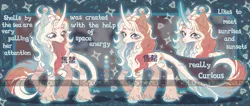 Size: 2407x1020 | Tagged: safe, artist:koribooo, derpibooru import, oc, unofficial characters only, pony, unicorn, bust, curved horn, female, horn, image, leonine tail, mare, png, smiling, tail, unicorn oc, zoom layer