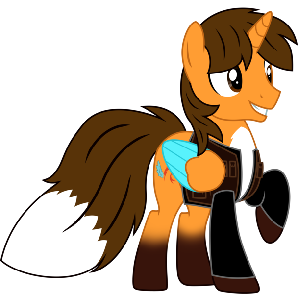 Size: 8063x7951 | Tagged: safe, artist:ejlightning007arts, derpibooru import, oc, oc:ej, alicorn, fox, fox pony, hybrid, pony, alicorn oc, clothes, coat markings, colored wings, horn, image, jacket, male, png, raised hoof, simple background, smiling, socks (coat marking), stallion, transparent background, vector, wings