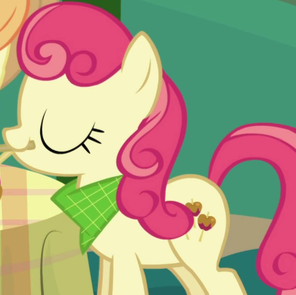 Size: 661x659 | Tagged: safe, derpibooru import, screencap, apple bumpkin, earth pony, pony, friendship is magic, apple family member, background character, background pony, cropped, female, image, mare, png