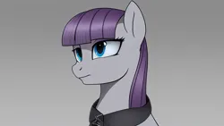 Size: 1024x576 | Tagged: safe, derpibooru import, machine learning assisted, machine learning generated, maud pie, earth pony, pony, bust, female, gradient background, image, mare, png, portrait, solo