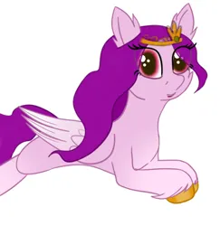 Size: 582x600 | Tagged: safe, artist:modera, derpibooru import, pipp petals, pegasus, pony, g5, image, png, red eyes, simple background, white background