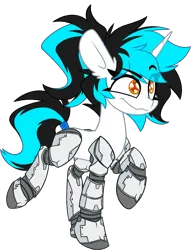 Size: 1643x2126 | Tagged: safe, artist:nekro-led, derpibooru import, oc, oc:flawless ice, unofficial characters only, cyborg, pony, unicorn, image, png, simple background, solo, tail, tail wrap, transparent background, walking