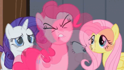 Size: 3840x2160 | Tagged: safe, derpibooru import, edit, edited screencap, screencap, fluttershy, pinkie pie, rarity, earth pony, pegasus, unicorn, season 2, the last roundup, animated, closed mouth, eyes closed, eyes open, fart, fart cloud, fart fetish, fart noise, female, fetish, g4, gasp, green smoke, image, onomatopoeia, open mouth, puffy cheeks, red face, shocked, shocked expression, sound effect, sound effects, sweat, sweating profusely, trio, webm