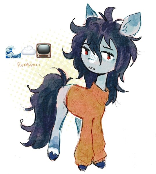 Size: 1418x1580 | Tagged: safe, artist:runkpori, derpibooru import, oc, unofficial characters only, earth pony, emotes, image, jpeg