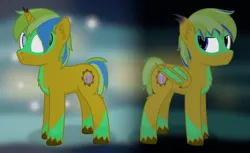 Size: 4100x2510 | Tagged: safe, artist:mrkm, derpibooru import, oc, oc:hard sprocket, bat pony, unicorn, bat ponified, bat pony oc, bat wings, broken horn, horn, image, png, race swap, self paradox, self ponidox, unicorn oc, unshorn fetlocks, wings