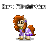 Size: 196x176 | Tagged: safe, artist:dematrix, derpibooru import, oc, oc:dory fillydelphian, unofficial characters only, earth pony, pony, pony town, clothes, female, image, mare, pixel art, png, simple background, solo, transparent background