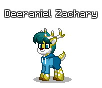 Size: 204x176 | Tagged: safe, artist:dematrix, derpibooru import, oc, oc:deeraniel zachary, unofficial characters only, pony, pony town, clothes, image, male, pixel art, png, simple background, solo, stag, transparent background