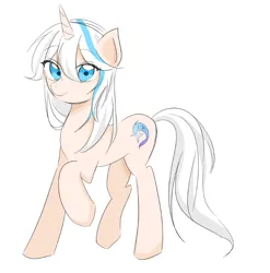 Size: 766x776 | Tagged: safe, artist:rainbom__1122, derpibooru import, oc, unofficial characters only, pony, unicorn, female, horn, image, png, simple background, solo, unicorn oc, white background