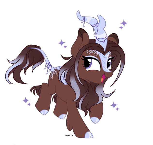 Size: 4072x3864 | Tagged: safe, artist:nemarin, derpibooru import, oc, oc:autumn grace, unofficial characters only, kirin, pony, base used, female, ice, image, kirin oc, mare, png, simple background, solo, transparent background