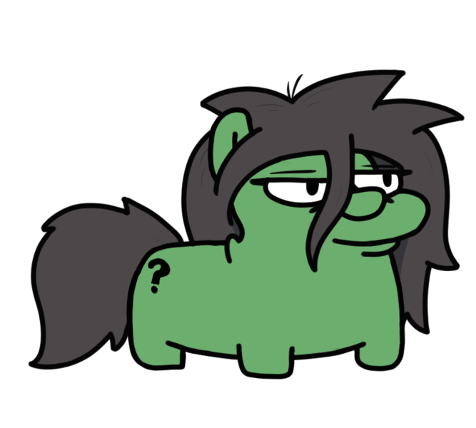 Size: 800x720 | Tagged: safe, artist:fluttershank, derpibooru import, oc, oc:anon-mare, earth pony, chubby, earth pony oc, image, neck roll, png, simple background, squatpony, tired, transparent background, unkempt mane