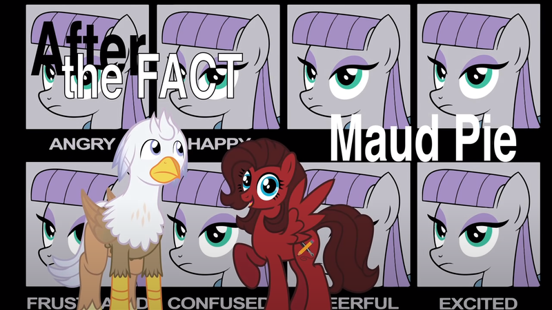 Size: 1280x720 | Tagged: safe, artist:mlp-silver-quill, derpibooru import, maud pie, oc, oc:ink rose, oc:silver quill, after the fact, after the fact:maud pie, cute, image, multeity, ocbetes, png, title card