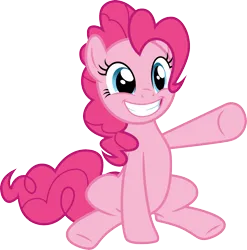 Size: 3000x3041 | Tagged: safe, artist:cloudyglow, derpibooru import, pinkie pie, the last roundup, image, png, simple background, solo, transparent background, vector