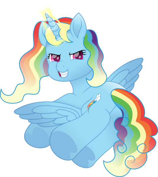 Size: 8143x9101 | Tagged: safe, artist:lincolnbrewsterfan, derpibooru import, rainbow dash, alicorn, pony, .svg available, alicornified, alternate hairstyle, alternate tailstyle, alternate universe, beautiful, beautiful hair, butt, colored wings, curly tail, derpibooru exclusive, ethereal mane, ethereal tail, female, flowing mane, flowing tail, g4, g4 to g5, g5, generation leap, grin, happy, hoof heart, horn, image, inkscape, long horn, looking at you, magenta eyes, mare, movie accurate, multicolored wings, narrowed eyes, plot, png, precious, pretty, princess of loyalty, princess rainbow dash, race swap, rainbowcorn, rainbutt dash, rear view, simple background, smiling, smiling at you, smirk, solo, tail, teeth, transparent background, underhoof, upside-down hoof heart, vector, wings