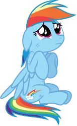 Size: 3000x4903 | Tagged: safe, artist:cloudyglow, derpibooru import, rainbow dash, may the best pet win, image, png, simple background, solo, transparent background, vector