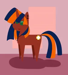 Size: 1408x1560 | Tagged: safe, artist:ybkathan, derpibooru import, oc, pony, unicorn, female, image, jpeg, minimalist, modern art, solo, solo female