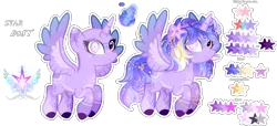 Size: 6289x2863 | Tagged: safe, artist:xxcheerupxxx, derpibooru import, oc, oc:star dust, alicorn, pony, female, image, mare, png, quadrupedal, reference sheet, simple background, solo, transparent background