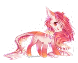 Size: 1948x1588 | Tagged: safe, artist:prettyshinegp, derpibooru import, oc, unofficial characters only, earth pony, pony, chibi, ear fluff, earth pony oc, female, image, leonine tail, mare, png, simple background, smiling, solo, tail, transparent background