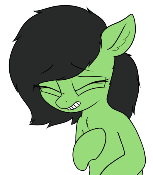 Size: 1365x1570 | Tagged: safe, artist:smoldix, derpibooru import, oc, oc:anonfilly, unofficial characters only, earth pony, pony, bust, chest fluff, cute, eyes closed, female, filly, floppy ears, frown, heart attack, hnnng, image, png, reaction image, simple background, solo, textless version, transparent background