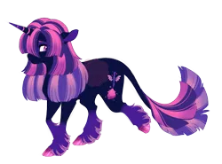 Size: 4200x3100 | Tagged: safe, artist:gigason, derpibooru import, oc, oc:levitatia, pony, unicorn, cloven hooves, female, image, mare, obtrusive watermark, png, quadrupedal, simple background, solo, transparent background, watermark