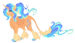 Size: 4200x2400 | Tagged: safe, artist:gigason, derpibooru import, oc, oc:starstep, pony, unicorn, cloven hooves, female, image, mare, obtrusive watermark, parents:lunashimmer, png, quadrupedal, simple background, solo, transparent background, unshorn fetlocks, watermark